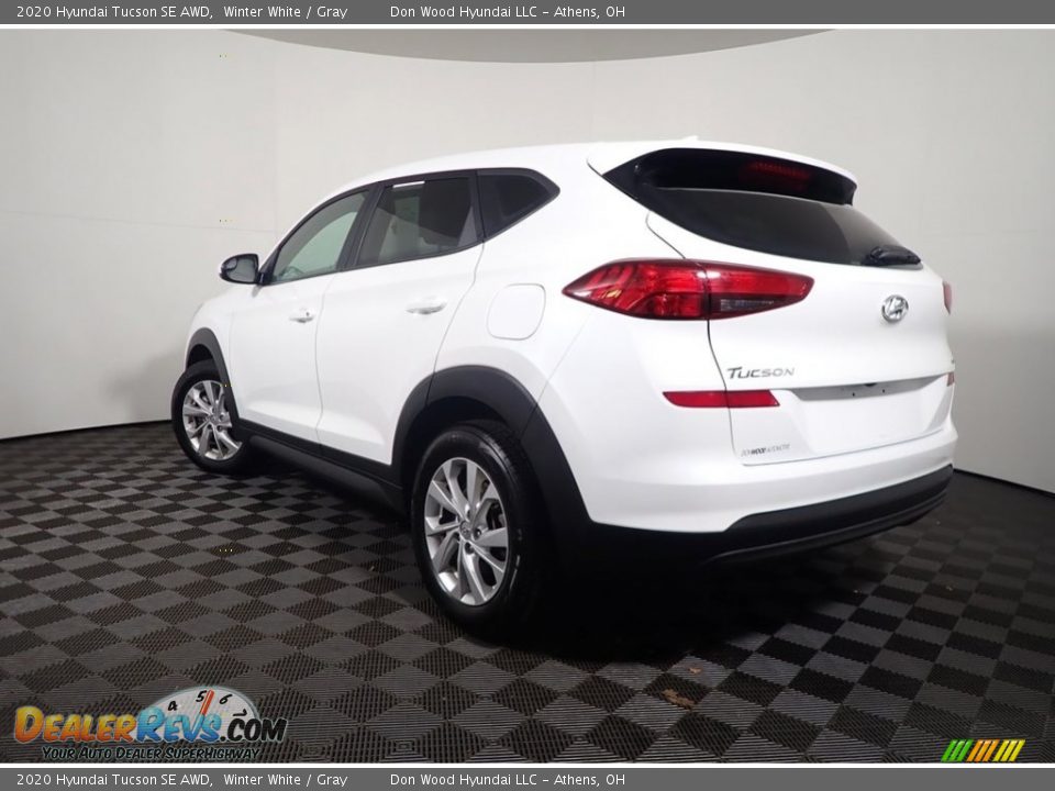 2020 Hyundai Tucson SE AWD Winter White / Gray Photo #9