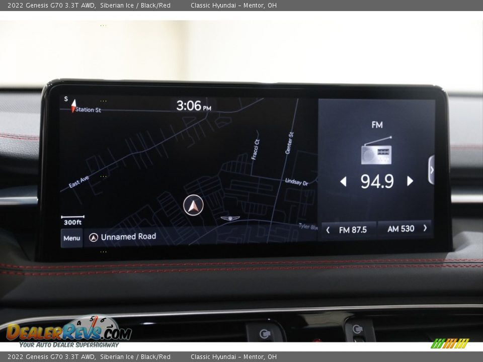 Controls of 2022 Genesis G70 3.3T AWD Photo #10