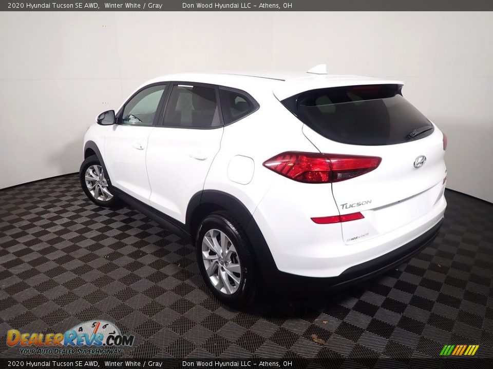 2020 Hyundai Tucson SE AWD Winter White / Gray Photo #10