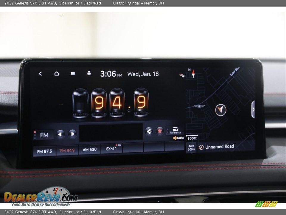 Controls of 2022 Genesis G70 3.3T AWD Photo #11