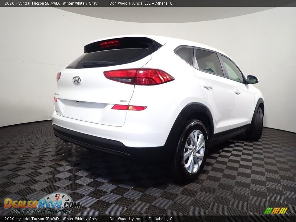 2020 Hyundai Tucson SE AWD Winter White / Gray Photo #14