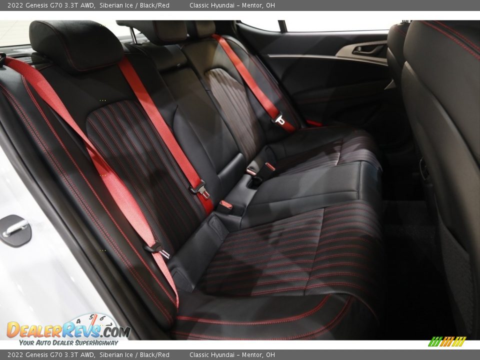 Rear Seat of 2022 Genesis G70 3.3T AWD Photo #18