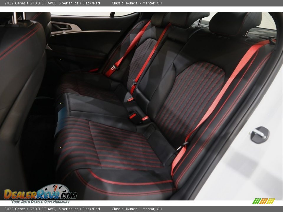 Rear Seat of 2022 Genesis G70 3.3T AWD Photo #19