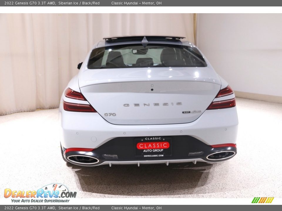 Exhaust of 2022 Genesis G70 3.3T AWD Photo #20