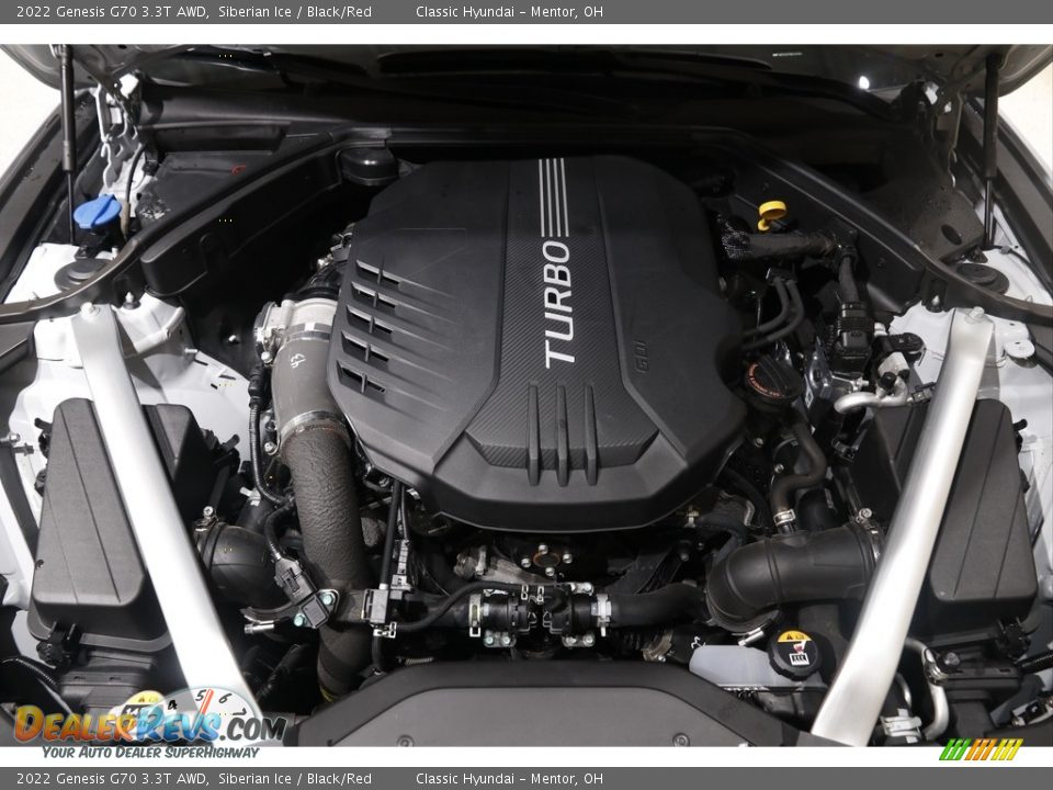 2022 Genesis G70 3.3T AWD 3.3 Liter Turbocharged DOHC 24-Valve VVT V6 Engine Photo #21