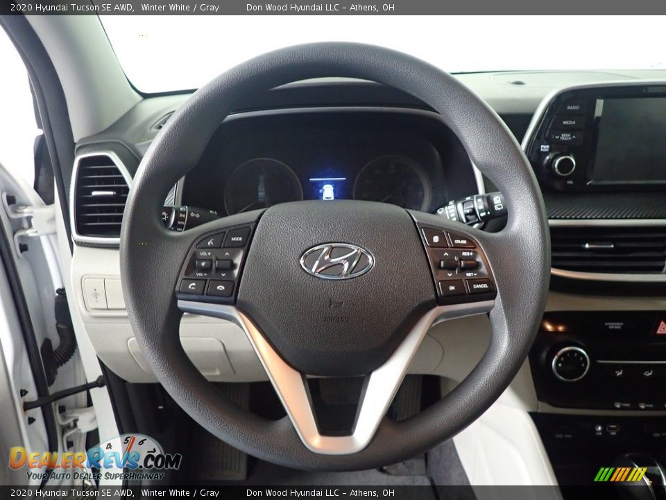 2020 Hyundai Tucson SE AWD Winter White / Gray Photo #23