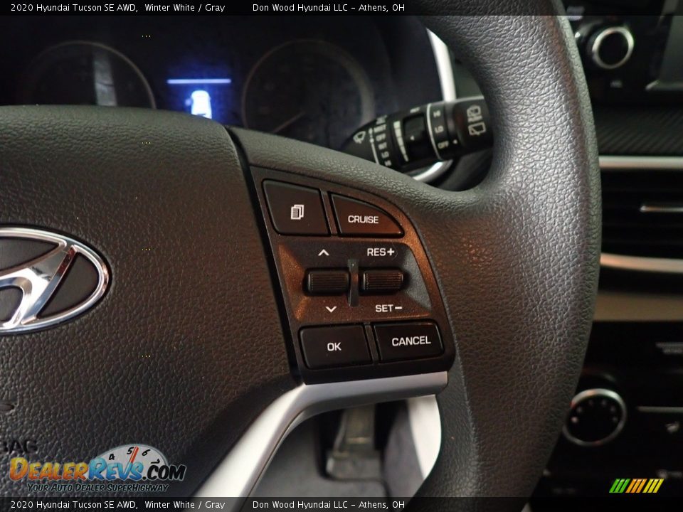 2020 Hyundai Tucson SE AWD Winter White / Gray Photo #26