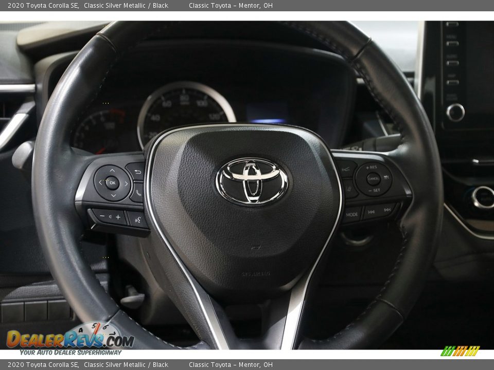 2020 Toyota Corolla SE Classic Silver Metallic / Black Photo #7