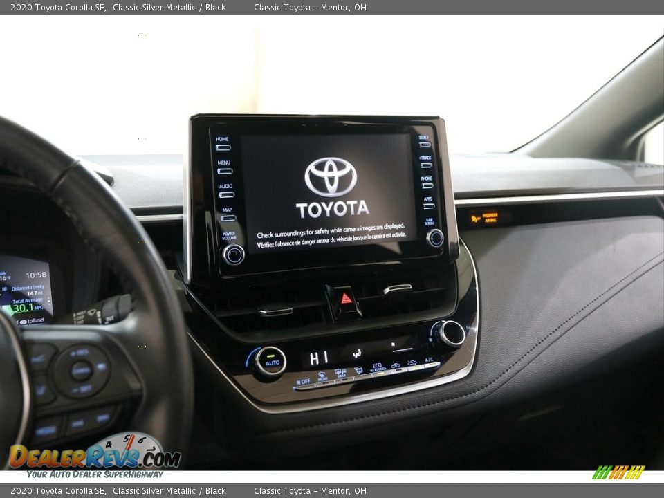 2020 Toyota Corolla SE Classic Silver Metallic / Black Photo #9