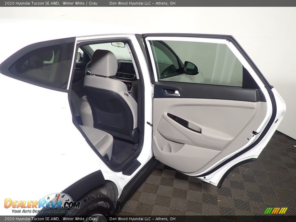2020 Hyundai Tucson SE AWD Winter White / Gray Photo #32