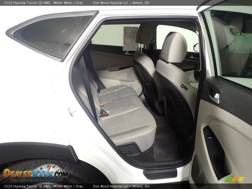 2020 Hyundai Tucson SE AWD Winter White / Gray Photo #33