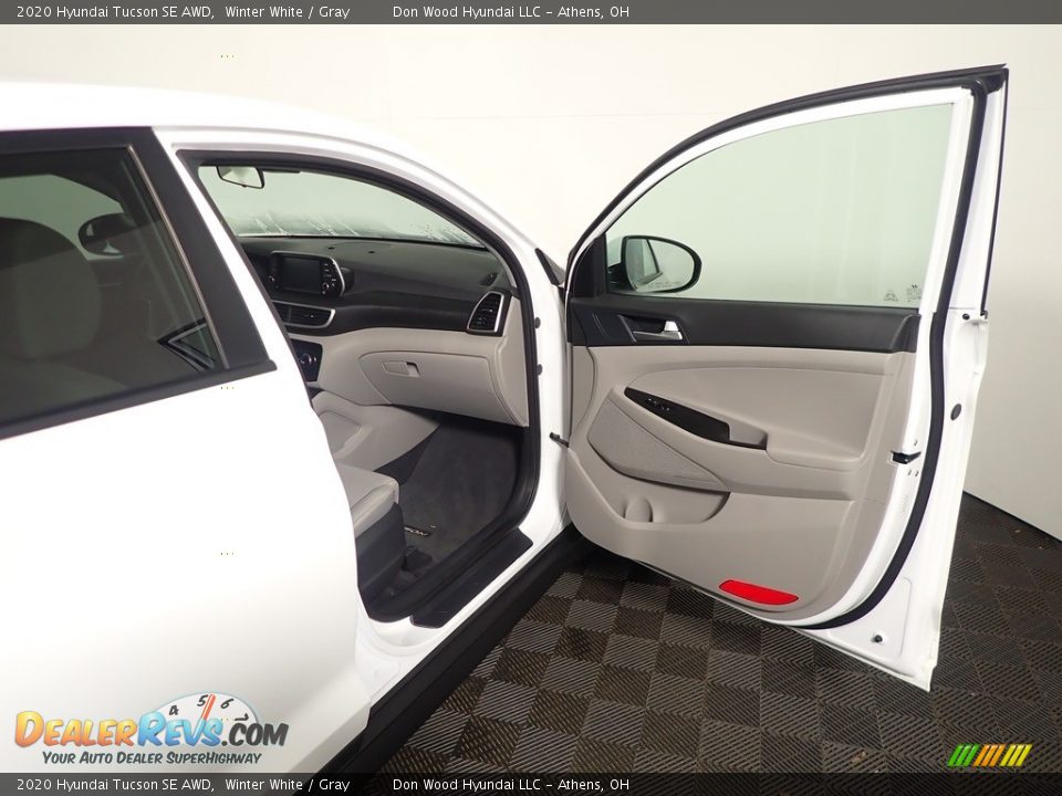 2020 Hyundai Tucson SE AWD Winter White / Gray Photo #34