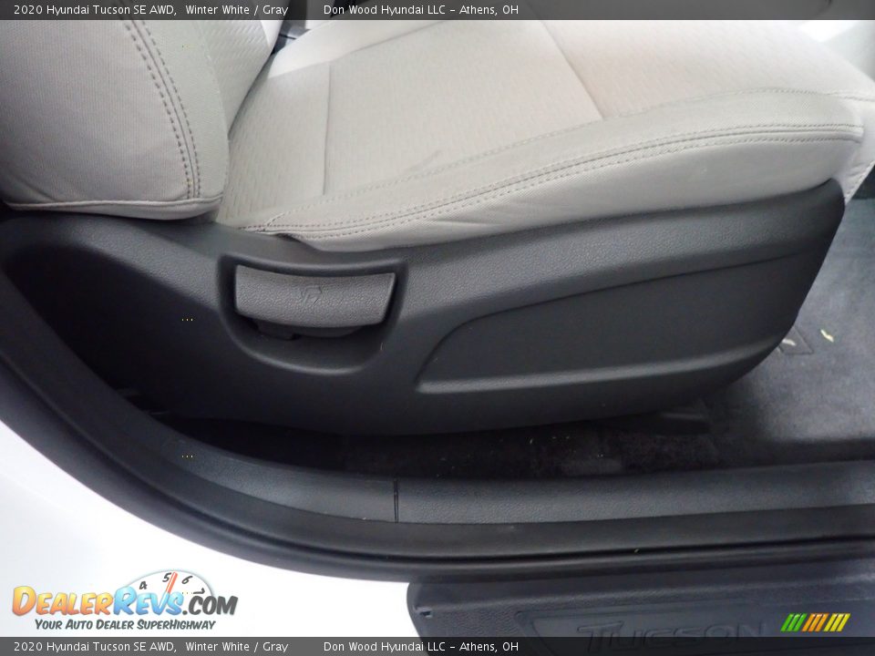 2020 Hyundai Tucson SE AWD Winter White / Gray Photo #36