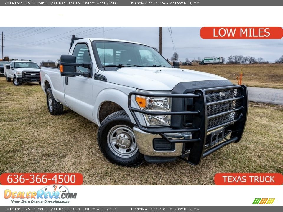 2014 Ford F250 Super Duty XL Regular Cab Oxford White / Steel Photo #1