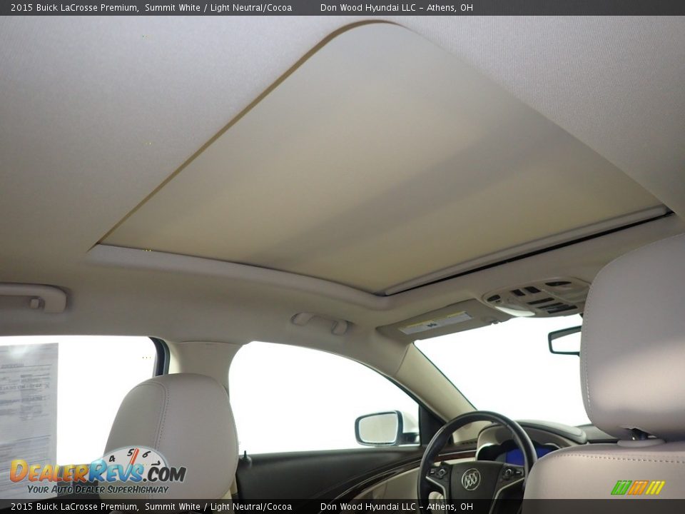 2015 Buick LaCrosse Premium Summit White / Light Neutral/Cocoa Photo #2