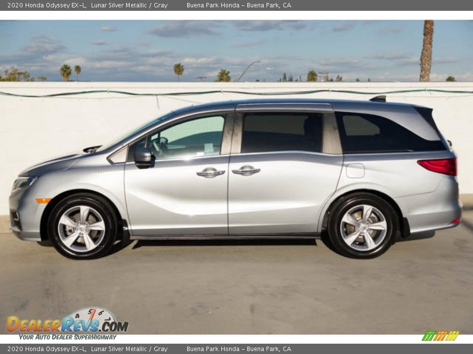 2020 Honda Odyssey EX-L Lunar Silver Metallic / Gray Photo #8