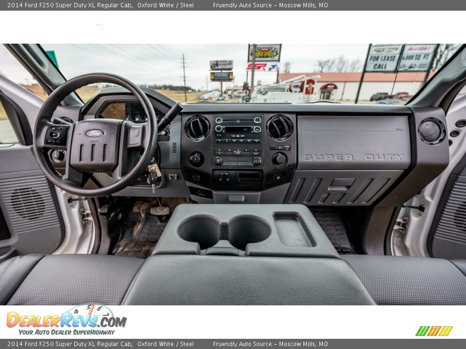 2014 Ford F250 Super Duty XL Regular Cab Oxford White / Steel Photo #10