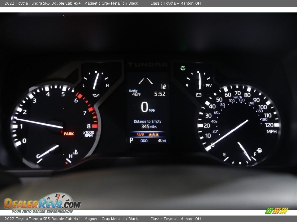 2022 Toyota Tundra SR5 Double Cab 4x4 Gauges Photo #8