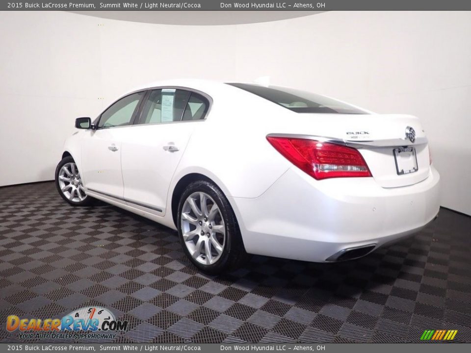 2015 Buick LaCrosse Premium Summit White / Light Neutral/Cocoa Photo #11