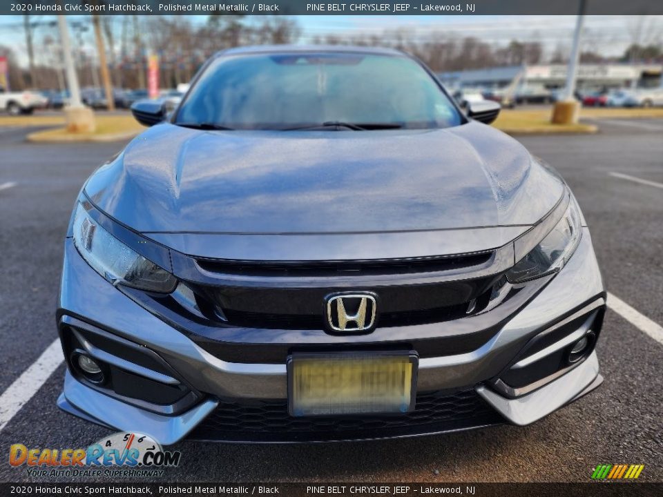 2020 Honda Civic Sport Hatchback Polished Metal Metallic / Black Photo #2