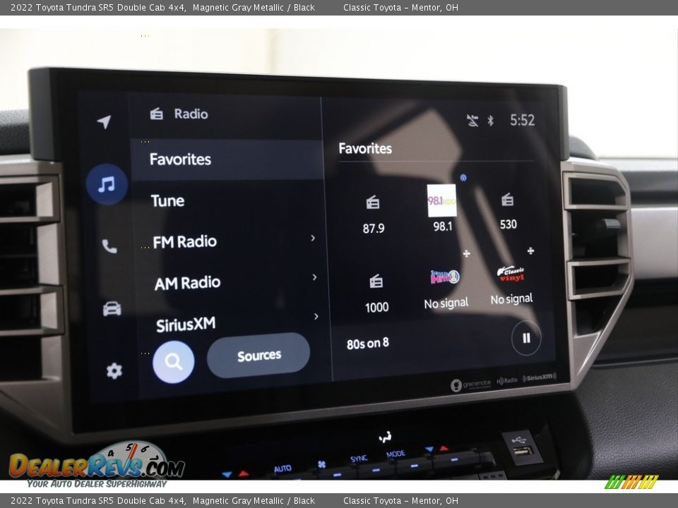 Controls of 2022 Toyota Tundra SR5 Double Cab 4x4 Photo #11