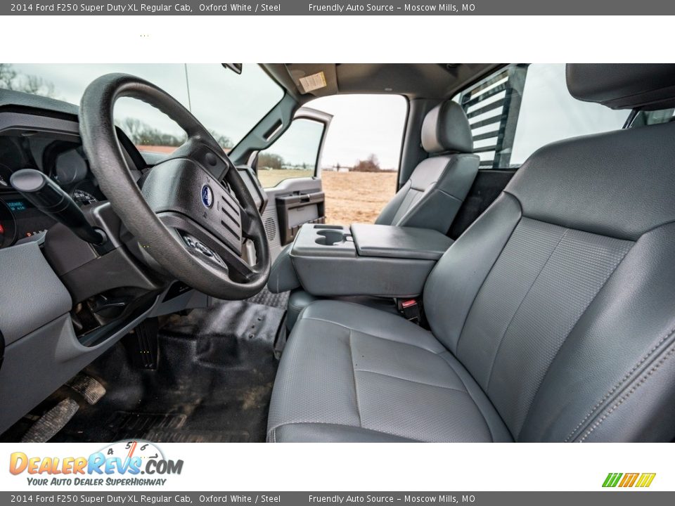 2014 Ford F250 Super Duty XL Regular Cab Oxford White / Steel Photo #13