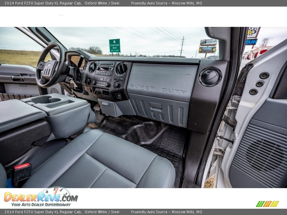 2014 Ford F250 Super Duty XL Regular Cab Oxford White / Steel Photo #14