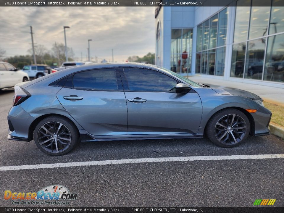 2020 Honda Civic Sport Hatchback Polished Metal Metallic / Black Photo #4