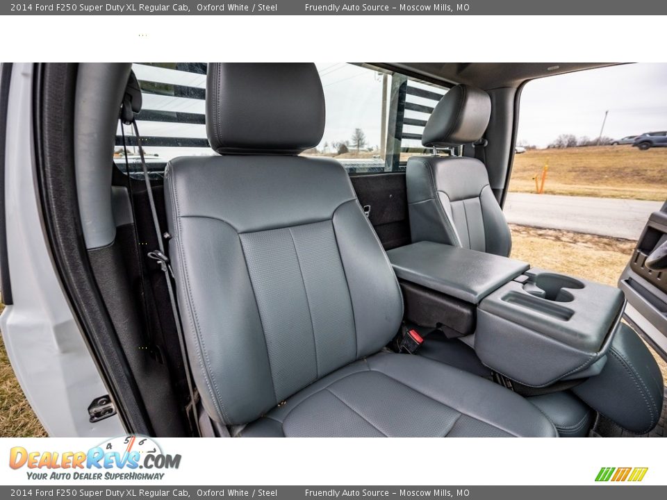 2014 Ford F250 Super Duty XL Regular Cab Oxford White / Steel Photo #16