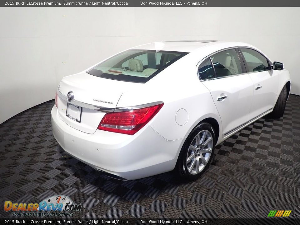 2015 Buick LaCrosse Premium Summit White / Light Neutral/Cocoa Photo #17