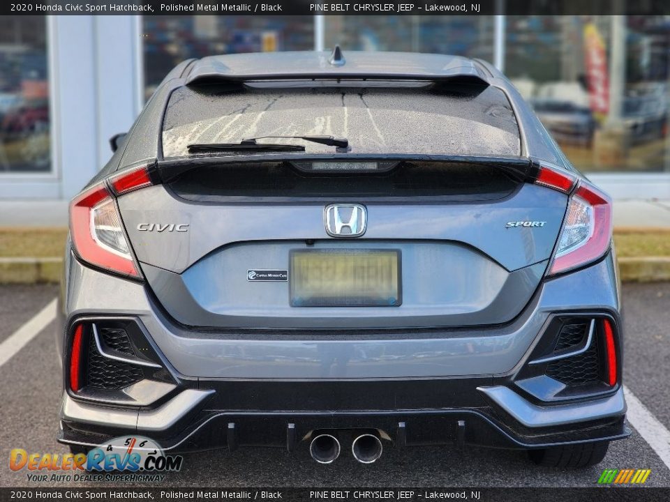 2020 Honda Civic Sport Hatchback Polished Metal Metallic / Black Photo #7