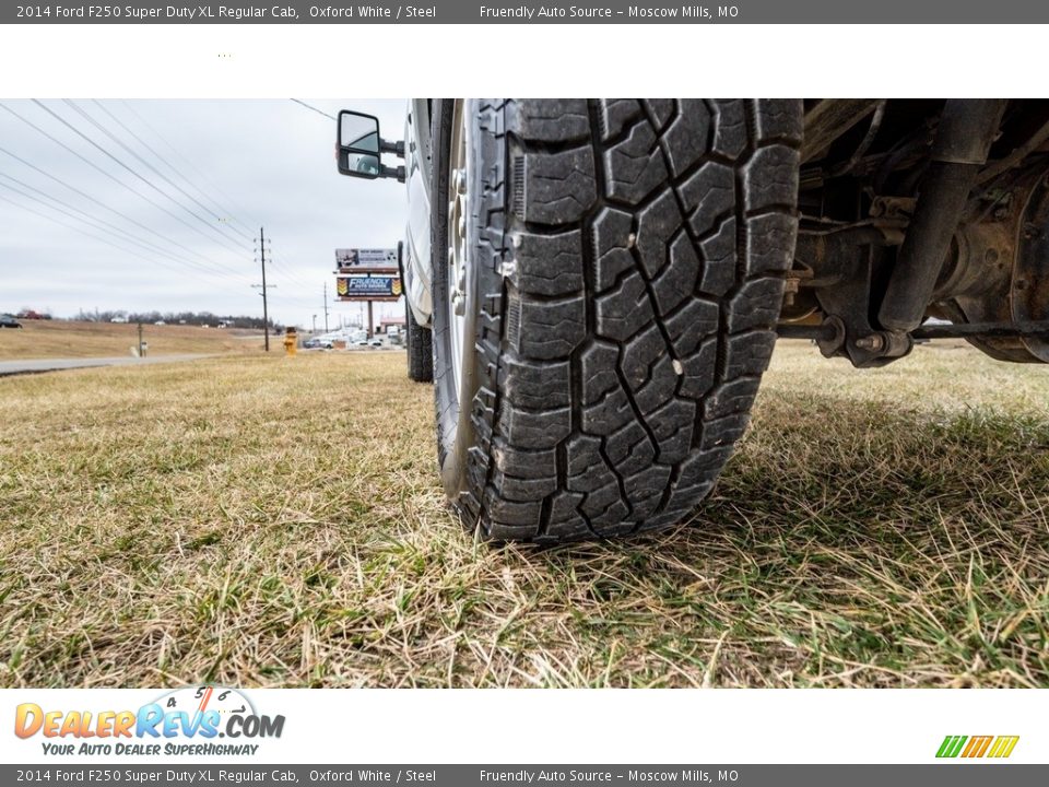 2014 Ford F250 Super Duty XL Regular Cab Oxford White / Steel Photo #22