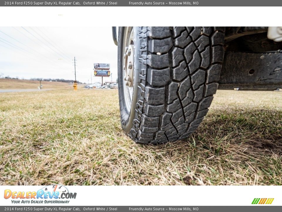 2014 Ford F250 Super Duty XL Regular Cab Oxford White / Steel Photo #23