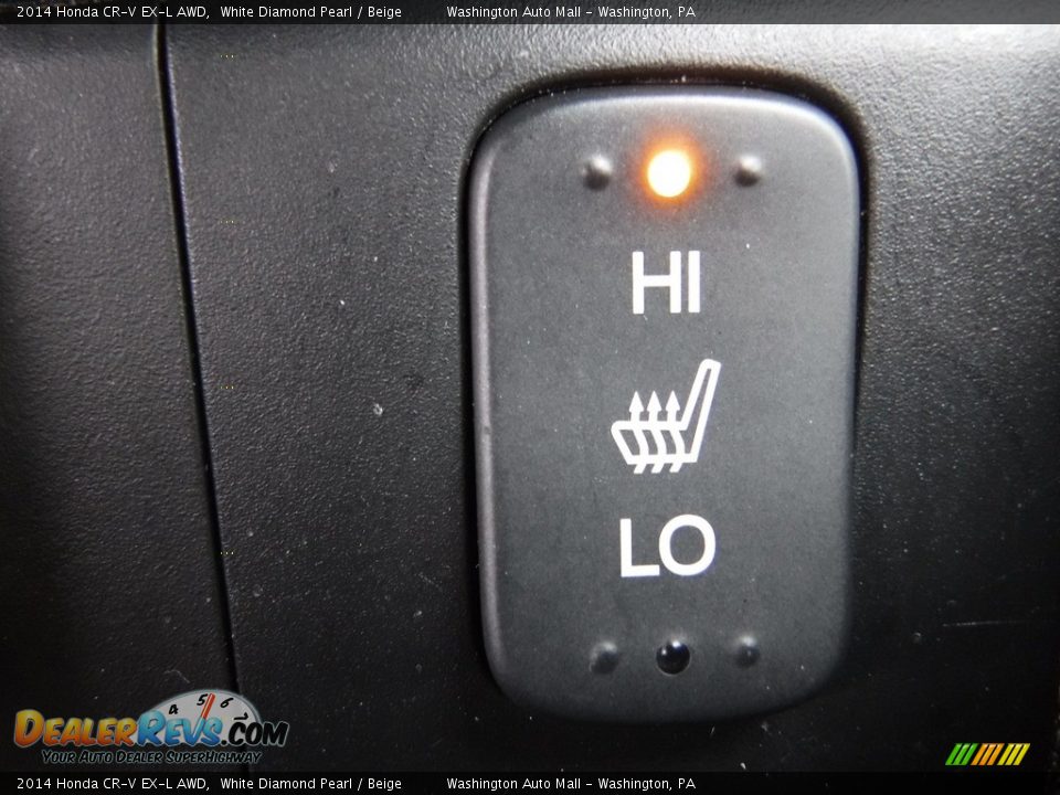 2014 Honda CR-V EX-L AWD White Diamond Pearl / Beige Photo #22