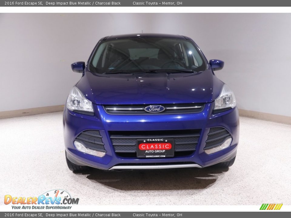 2016 Ford Escape SE Deep Impact Blue Metallic / Charcoal Black Photo #2
