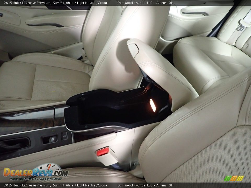 2015 Buick LaCrosse Premium Summit White / Light Neutral/Cocoa Photo #31