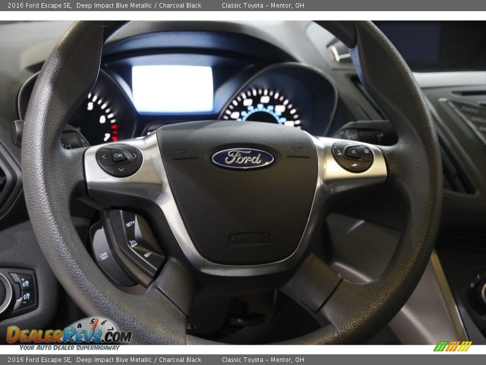 2016 Ford Escape SE Deep Impact Blue Metallic / Charcoal Black Photo #8
