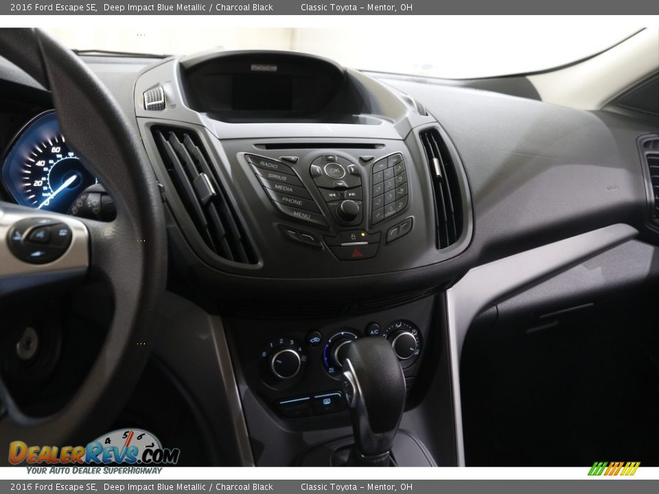 2016 Ford Escape SE Deep Impact Blue Metallic / Charcoal Black Photo #10