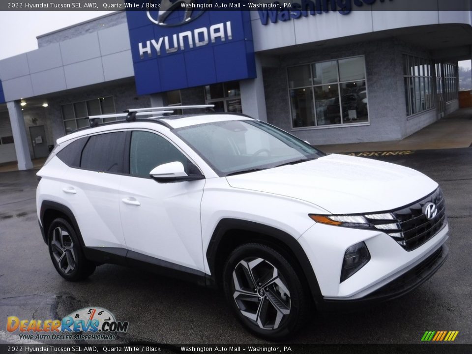 2022 Hyundai Tucson SEL AWD Quartz White / Black Photo #1