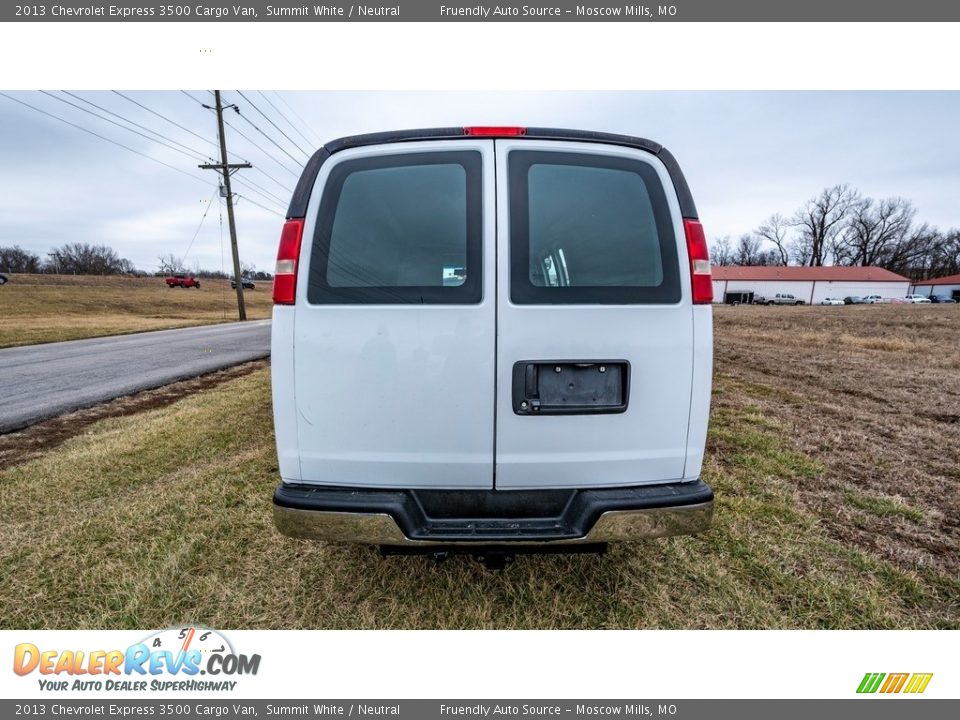 2013 Chevrolet Express 3500 Cargo Van Summit White / Neutral Photo #8