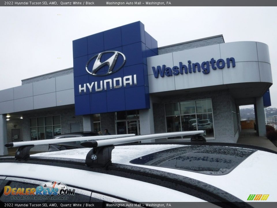 2022 Hyundai Tucson SEL AWD Quartz White / Black Photo #4
