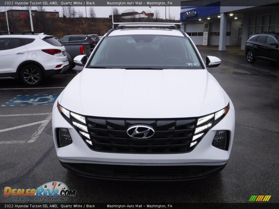 2022 Hyundai Tucson SEL AWD Quartz White / Black Photo #5