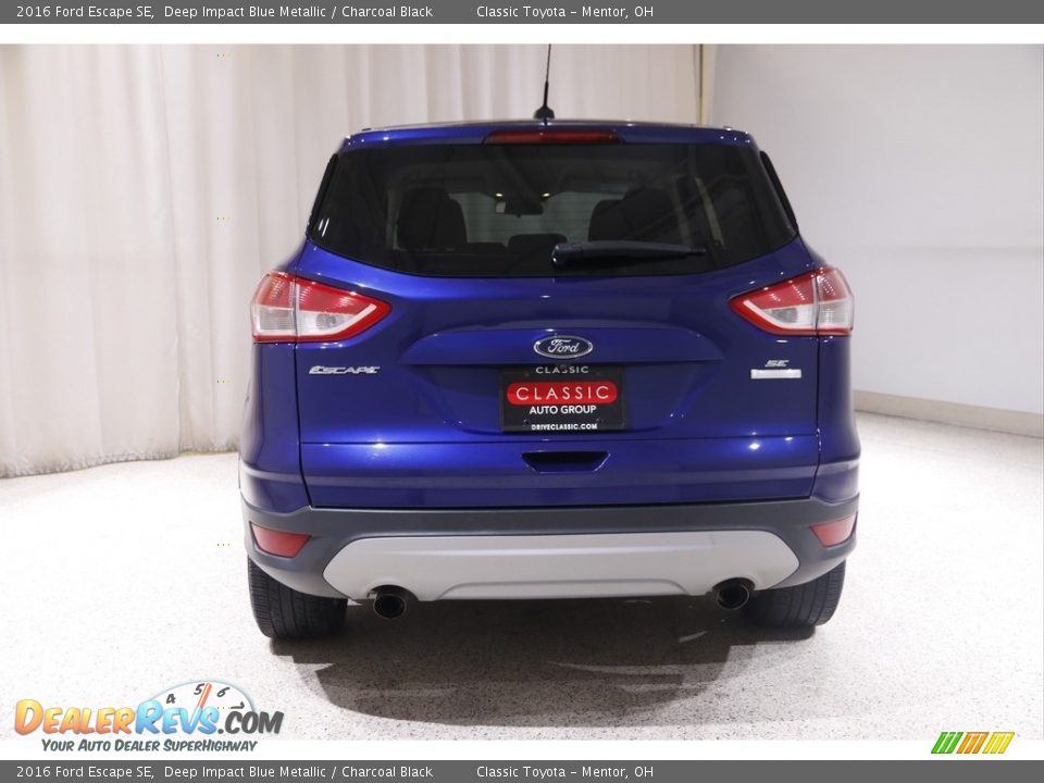 2016 Ford Escape SE Deep Impact Blue Metallic / Charcoal Black Photo #18