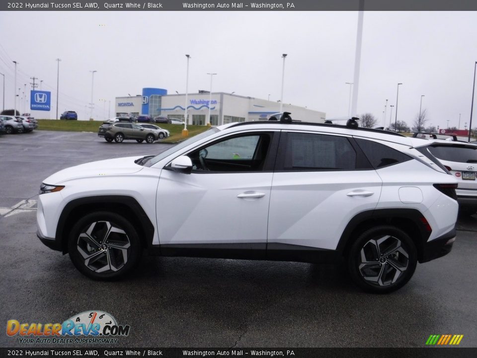 2022 Hyundai Tucson SEL AWD Quartz White / Black Photo #7