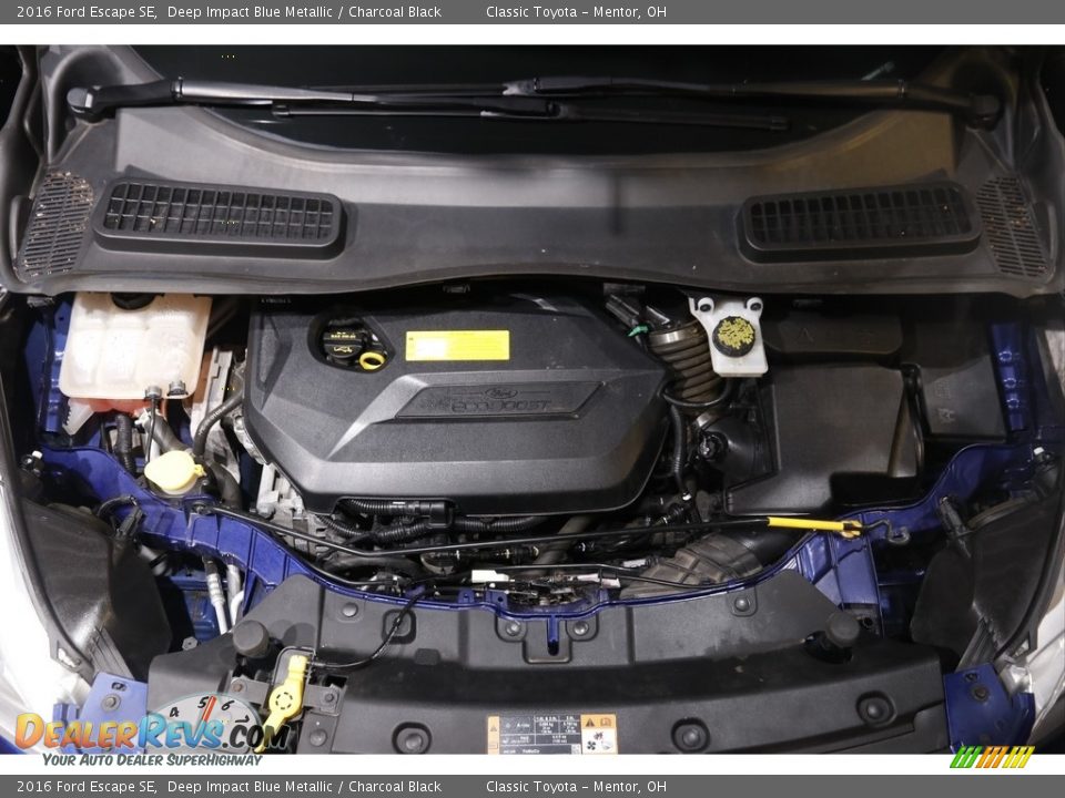 2016 Ford Escape SE Deep Impact Blue Metallic / Charcoal Black Photo #19