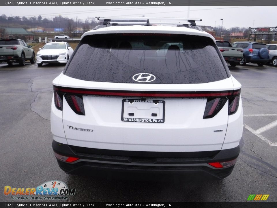 2022 Hyundai Tucson SEL AWD Quartz White / Black Photo #9