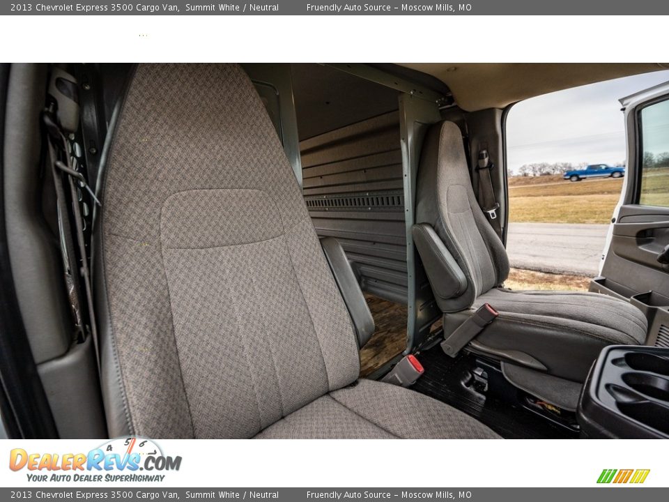 2013 Chevrolet Express 3500 Cargo Van Summit White / Neutral Photo #20