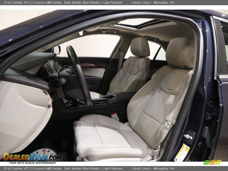 Front Seat of 2016 Cadillac ATS 3.6 Luxury AWD Sedan Photo #5