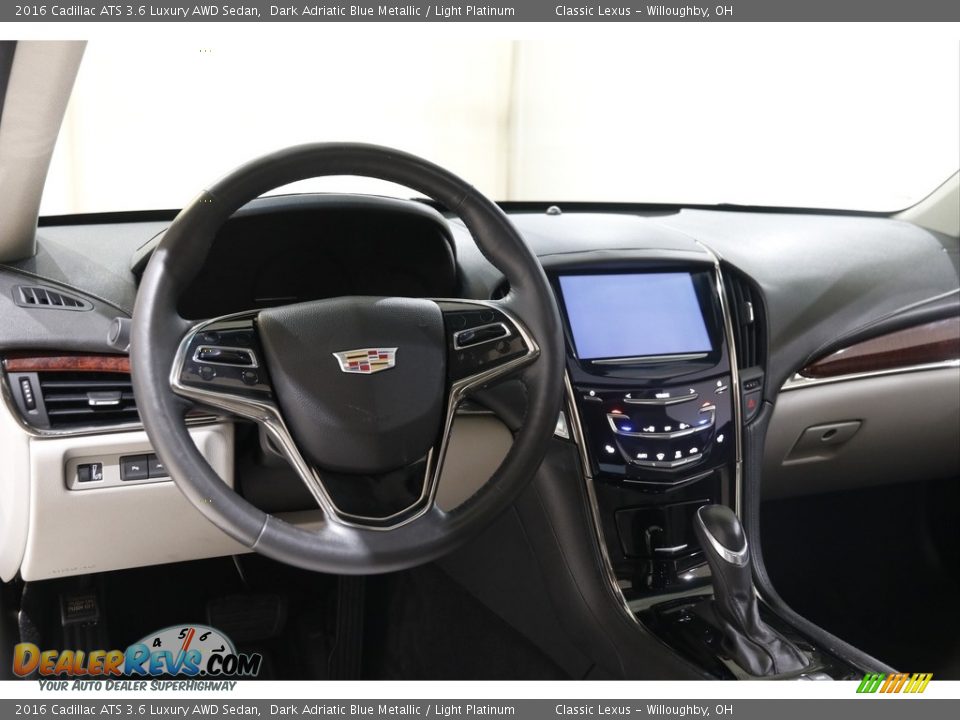 Dashboard of 2016 Cadillac ATS 3.6 Luxury AWD Sedan Photo #6