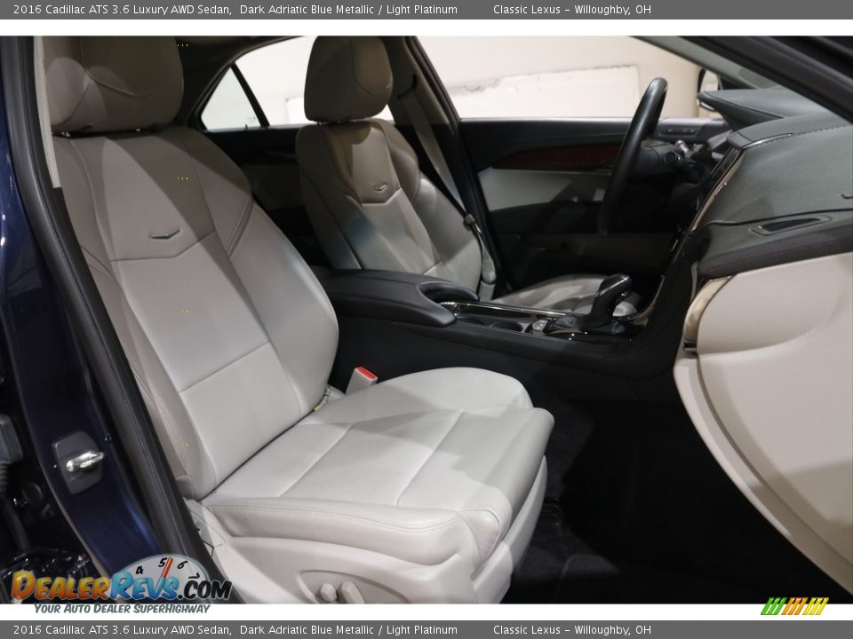 Front Seat of 2016 Cadillac ATS 3.6 Luxury AWD Sedan Photo #16